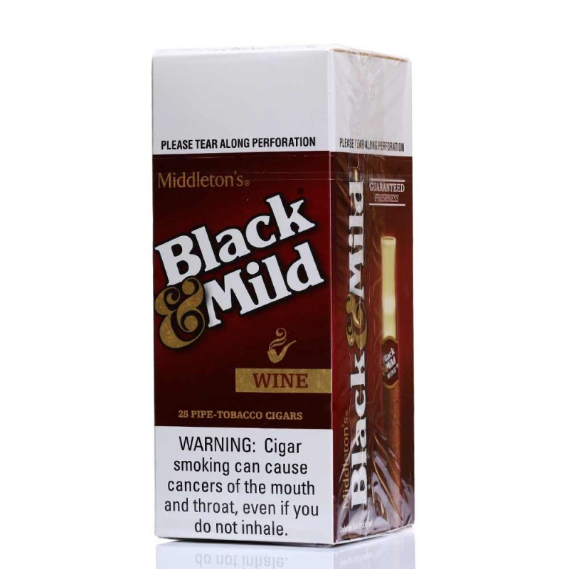 Black & Mild 25ct Wine Plastic tip
