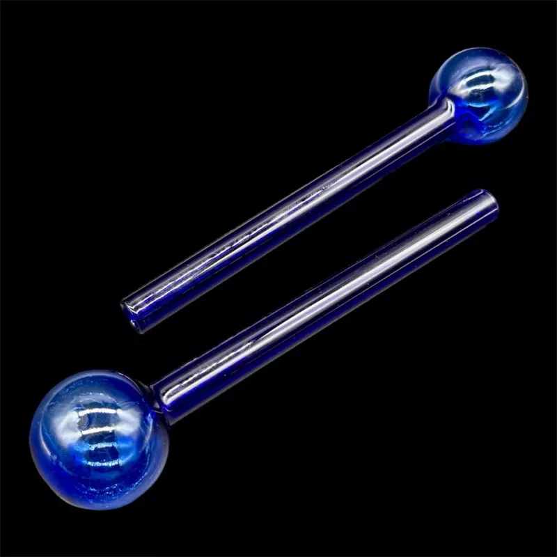 1573 Blue Oil Burner 6'' Glass Pipe 60ct Jar