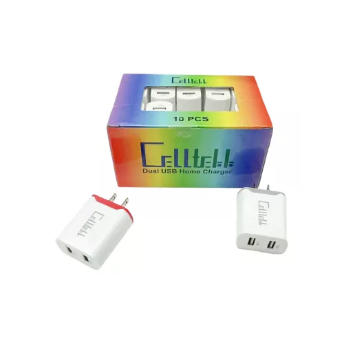 Celltekk USB Home Charger 10ct