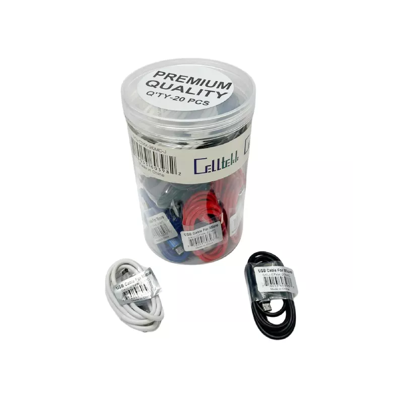 Celltekk USB-C Cable For Iphone  Jar 20pcs