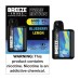 Breeze Prime 6000puffs 5% nic 10ml 5ct Blueberry Lemon