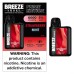 Breeze Prime 6000puffs 5% nic 10ml 5ct Strawberry Mint