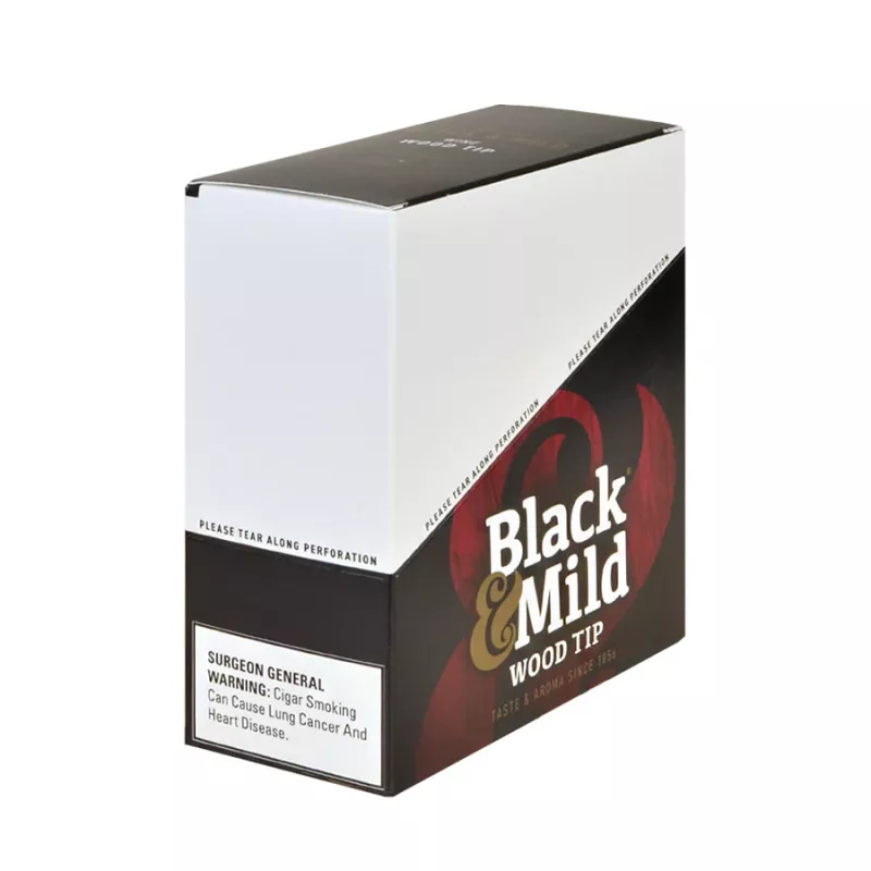 Black & Mild Wine Wood tip 10-5pk