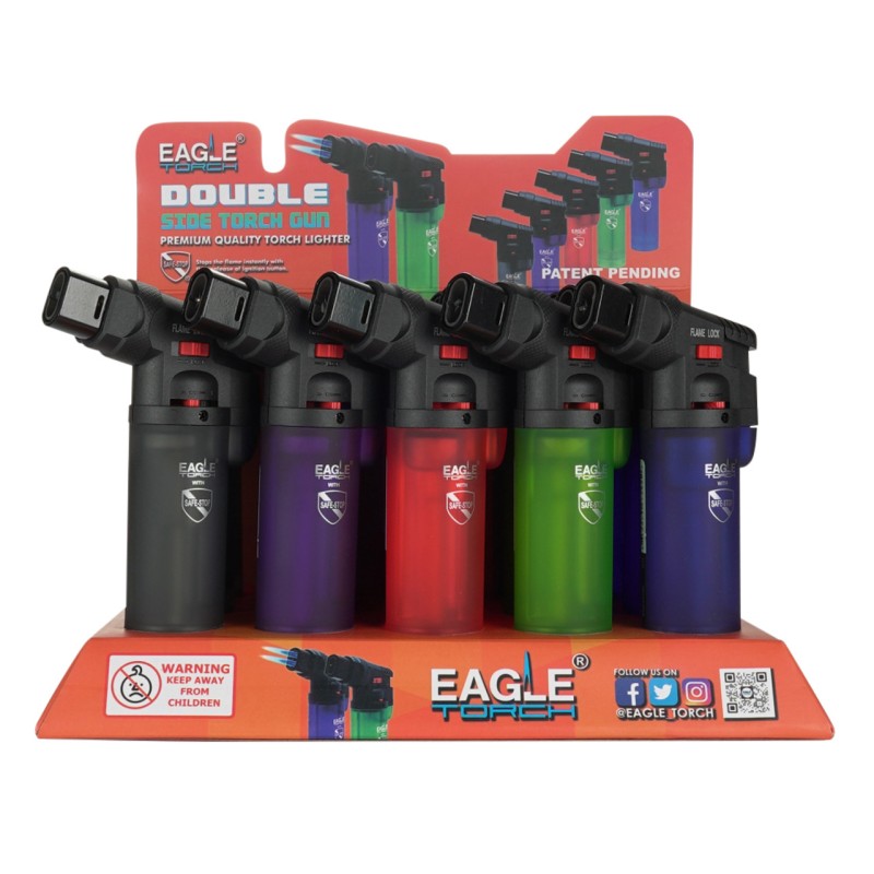 Eagle Torch Double Flame Lighter PT188DT 15ct