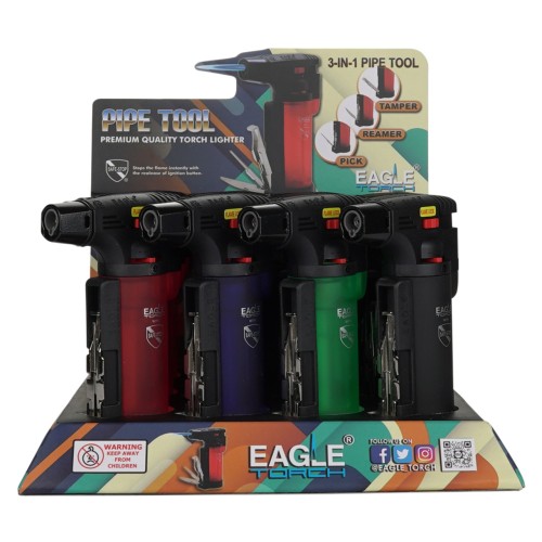 Eagle Pipe Torch Lighter PT101PT 12ct