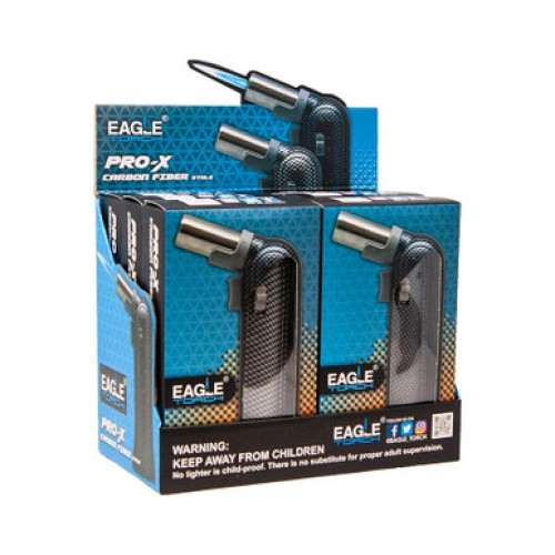 Eagle Carbon Fibre Torch Lighter PT162CF 6ct