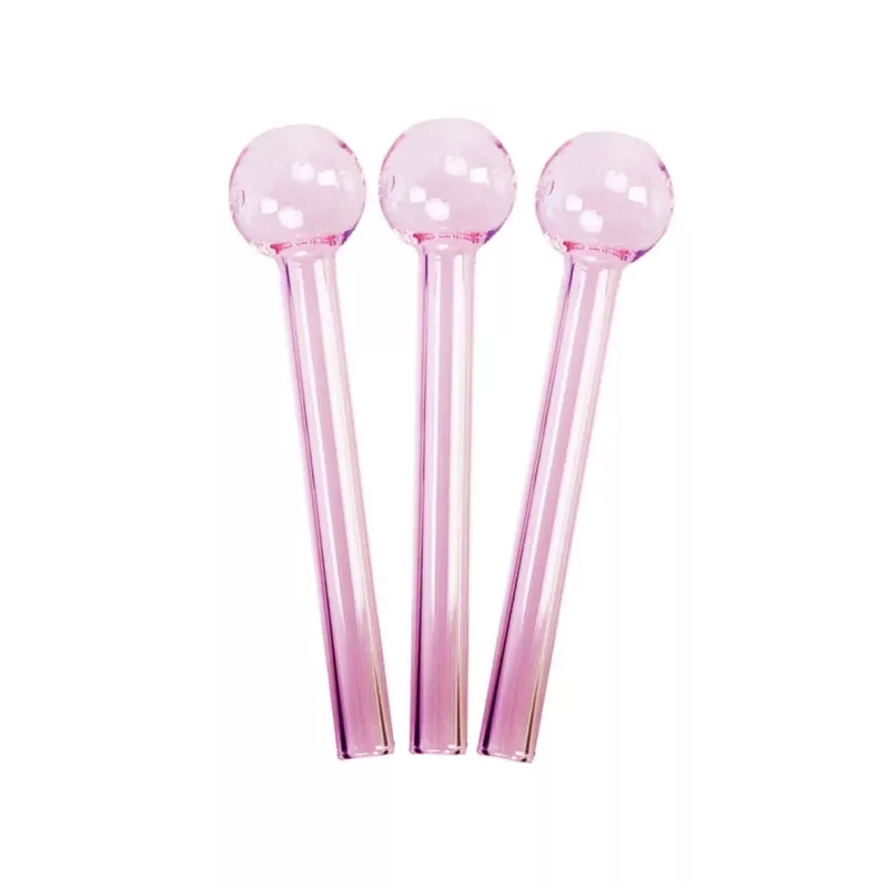 1572 6" Pink Oil Burner Pipe Jar 50ct