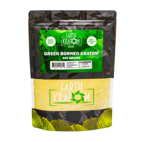 Earth Kratom 1/2kg Powder Green borneo