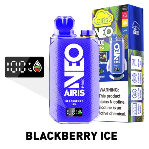 Airis Neo 9000 Puff 10pk 17ml Black Berry Ice