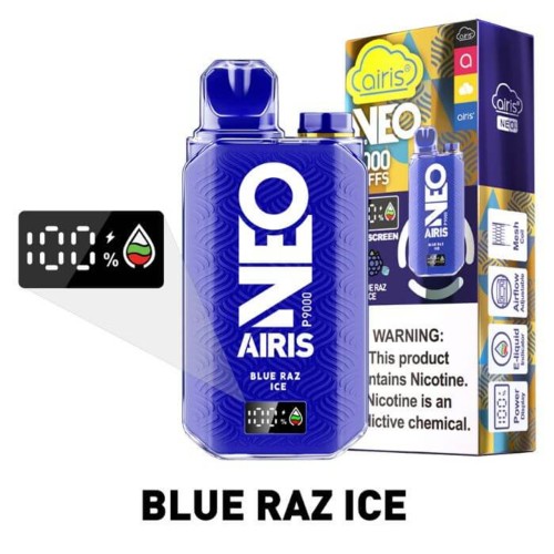 Airis Neo 9000 Puff 10pk 17ml Blue Razz Ice
