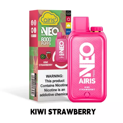 Airis Neo 8000puffs 5ct 20ml Kiwi Strawberry