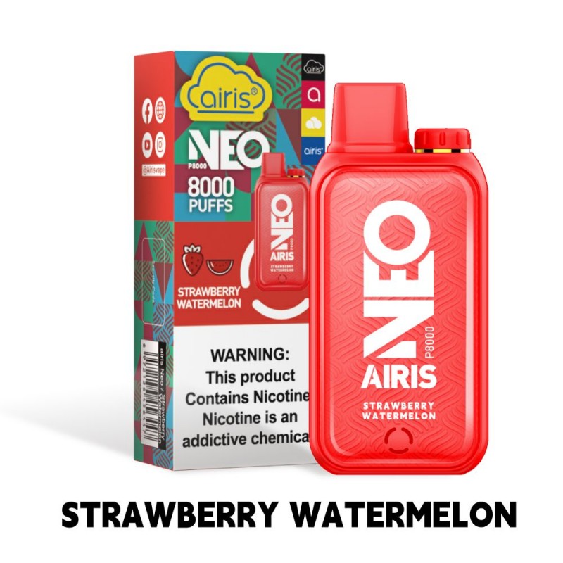 Airis Neo 8000puffs 5ct 20ml Strawberry Watermelon