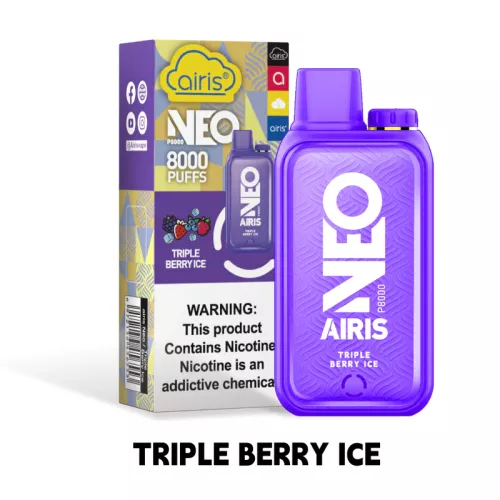 Airis Neo 8000puffs 5ct 20ml Triple Berry Ice