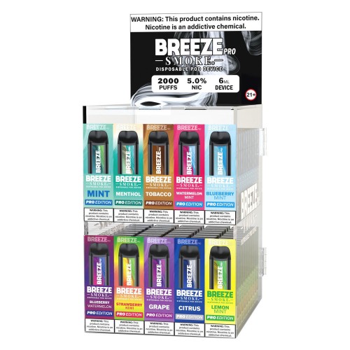 Breeze 2000puffs 160ct display