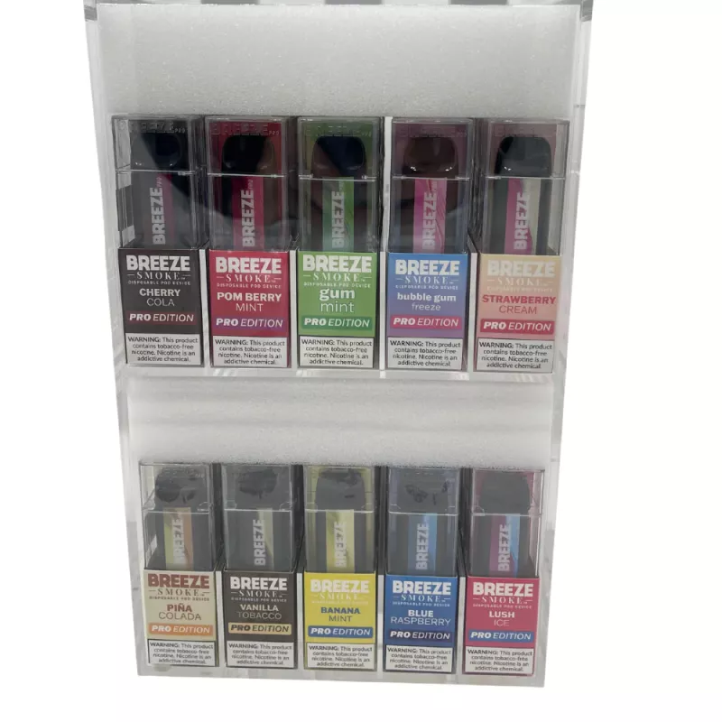 Breeze Prime Dispaly 100pc 10flavors