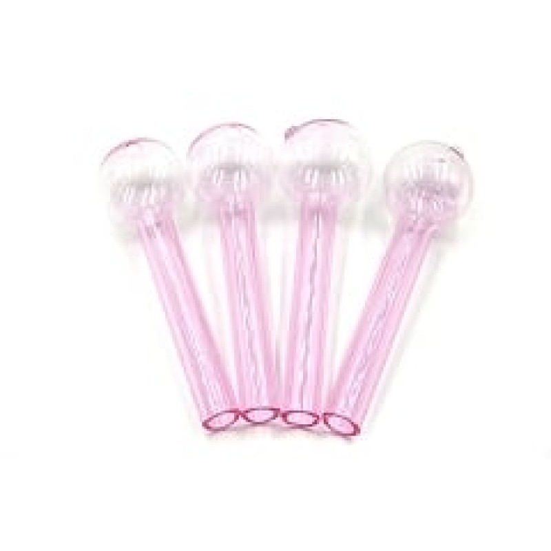 1566 4" pink Oil Burner 80ct jar