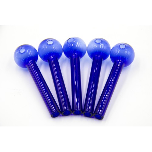 1567 4'' Heavy Blue Glass Pipe 90ct