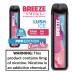 Breeze Smoke 2000puffs 6ml 10ct 0% nicotine Lush Ice