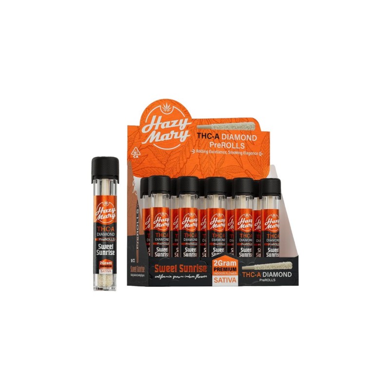 Hazy Mazy THCA Prerolls 2gm 10ct Sweet Sunrise {sativa}