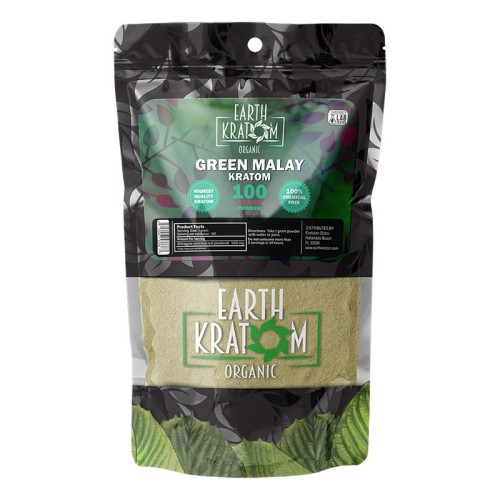 Earth Kratom 100gm Powder Green Malay