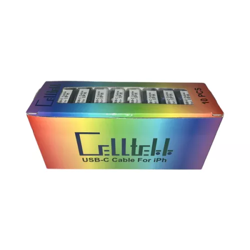Celltekk USB-C Cable For Iphone Charger 10ct