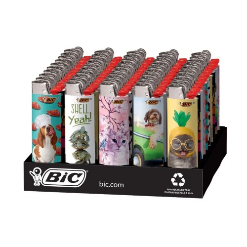 BIC Lighter 50ct Animal Design