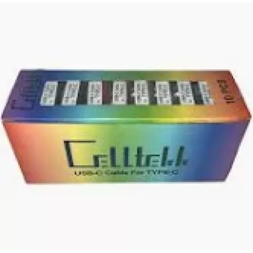 Celltekk USB-C Cable For Type-C Charger 10ct